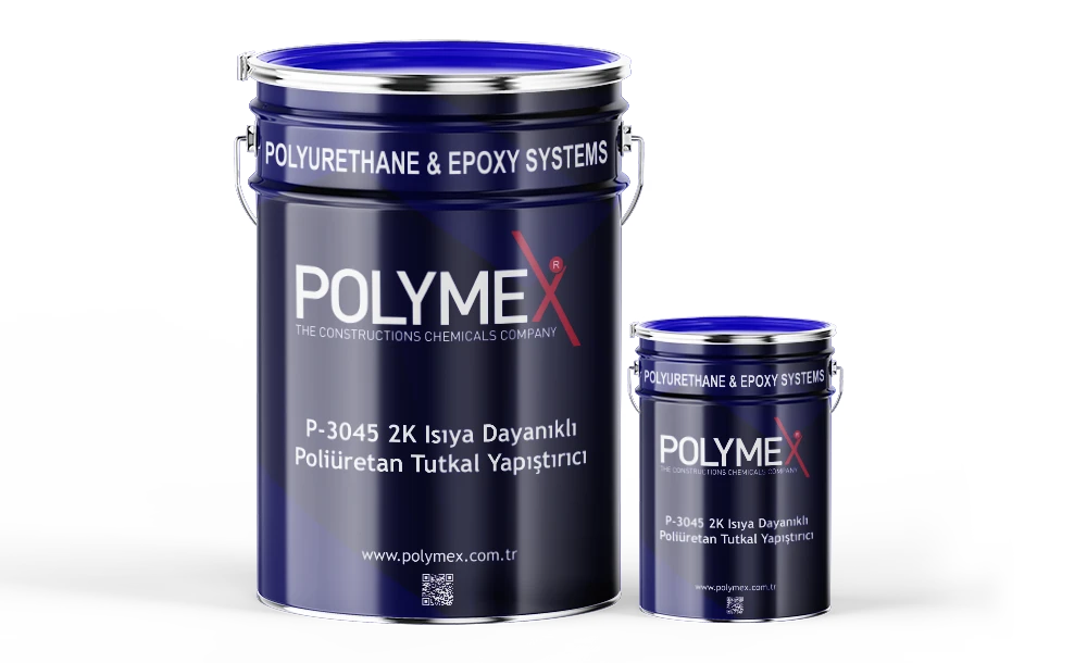 Polymex P-3045 2K Isıya Dayanıklı Poliüretan Tutkal Yapıştırıcı