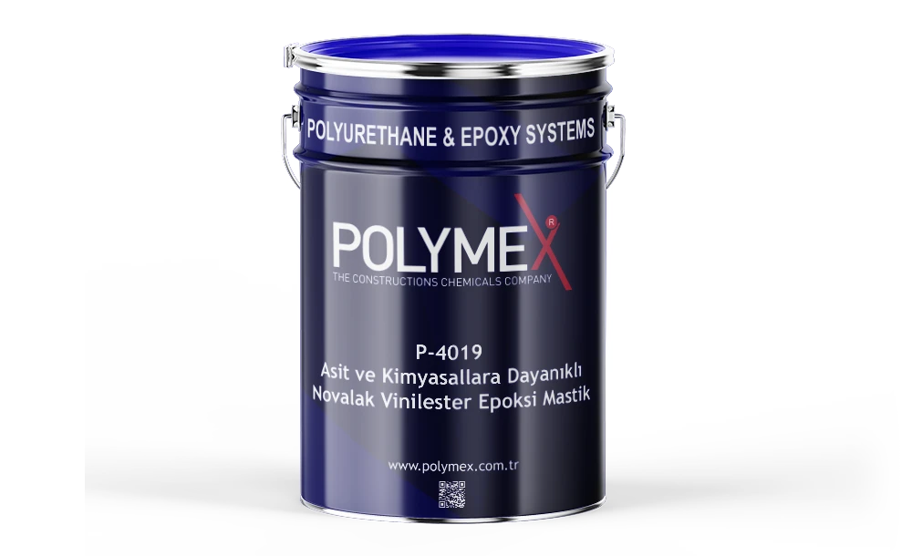 Polymex P-4019 Asit ve Kimyasallara Dayanıklı Novalak Vinilester Epoksi Mastik