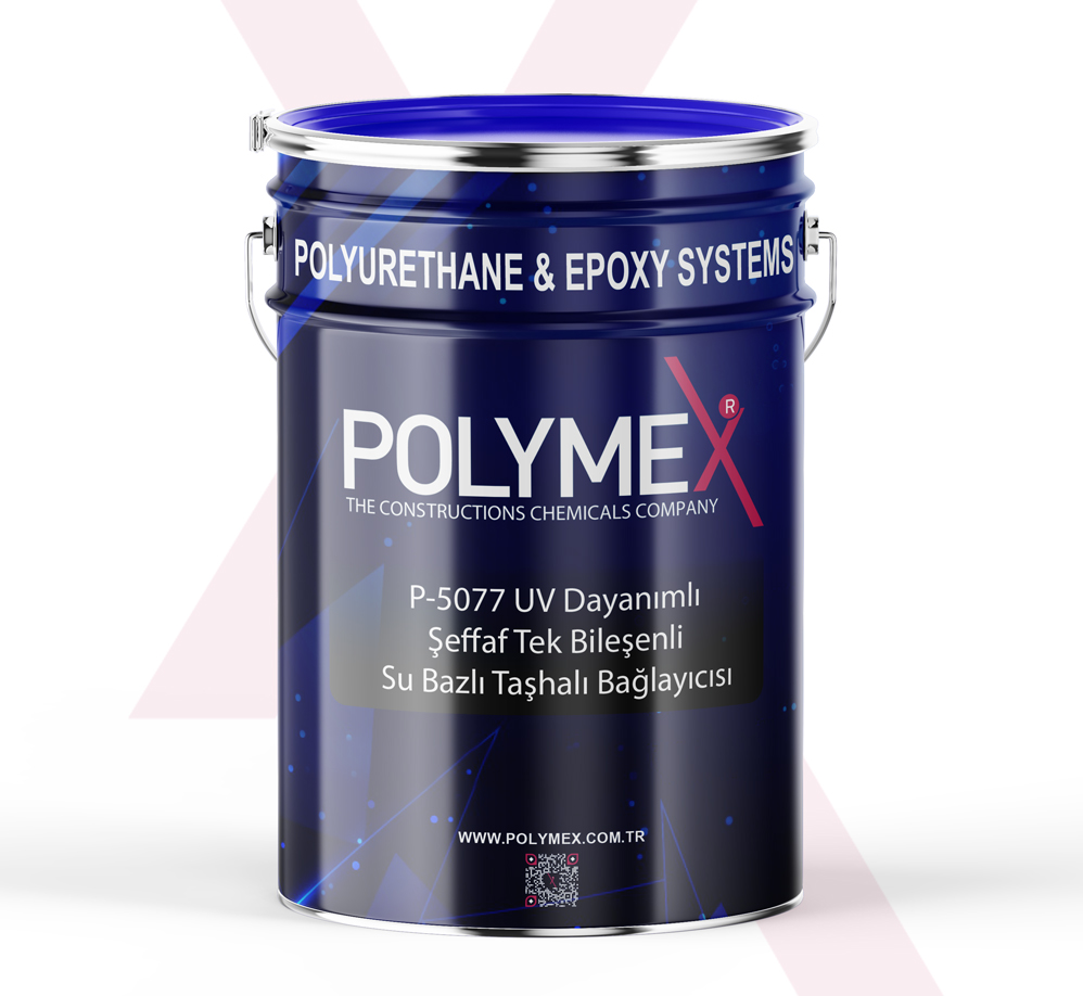 Polymex P-5077 UV Dayanımlı Şeffaf Tek Bileşenli Su Bazlı Taşhalı Bağlayıcısı Polymex P-5077 UV Dayanımlı Şeffaf Tek Bileşenli Su Bazlı Taşhalı Bağlayıcısı - Görsel 1