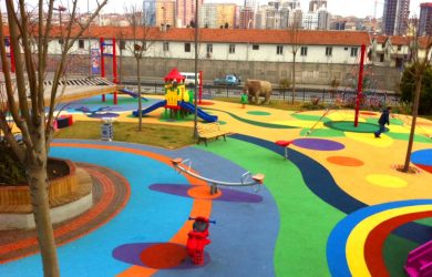 kauçuk boyası oyun park alanı zemin kaplaması (5)