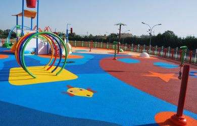 kauçuk boyası oyun park alanı zemin kaplaması (8)
